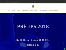Tablet Screenshot of ideg.com.br